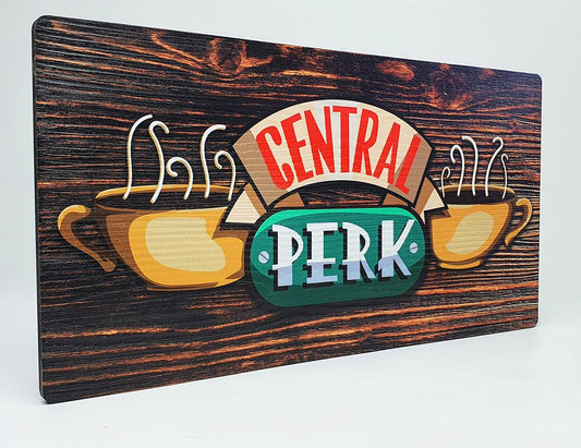 Central Perk Handmade Wooden Sign Friends Tv Show Kitchen Decor Gift - Hollywood Box