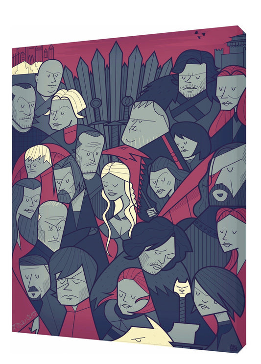Game of Thrones WINTER IS COMING painting by Ale Giorgini - Hollywood Box