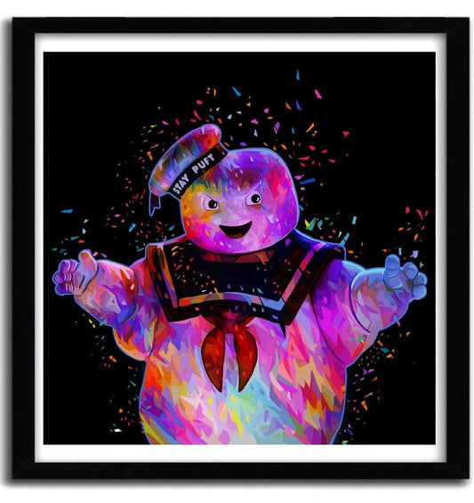 Ghostbusters stay-puff wall art by Alessandro Pautasso - Hollywood Box