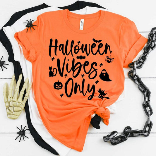Halloween Vibes Only Halloween T-shirt - Hollywood Box