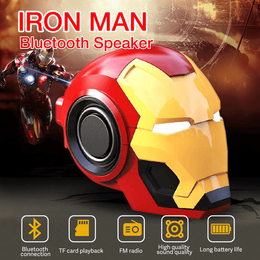 Marvel Iron Man Portable Wireless Bluetooth Speaker - Hollywood Box