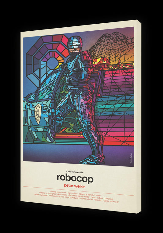 ROBOCOP painting by VAN ORTON - Hollywood Box