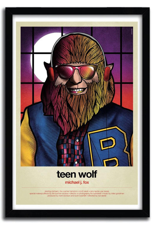 Teen Wolf wall art by VAN ORTON - Hollywood Box