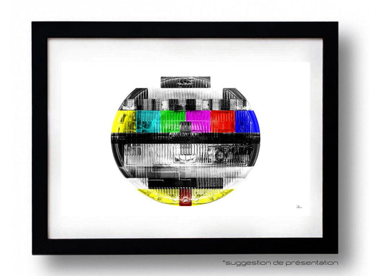 TV NATION wall art by Rubiant - Hollywood Box